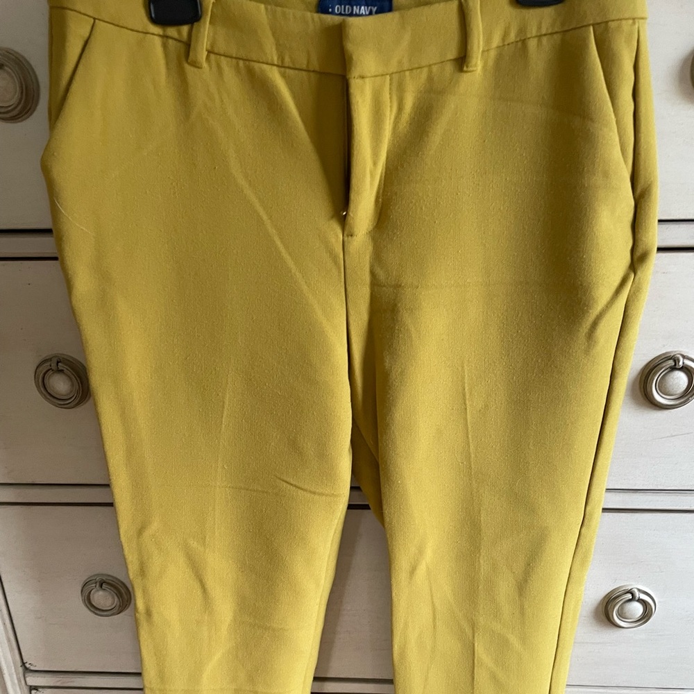 Old Navy Harper pants - yellow mustard color